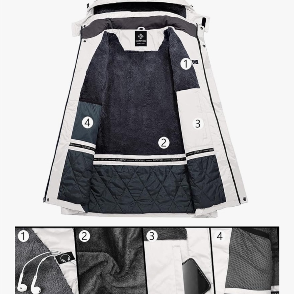 Women’s Ski Snow Jacket - Picture 3 of 3